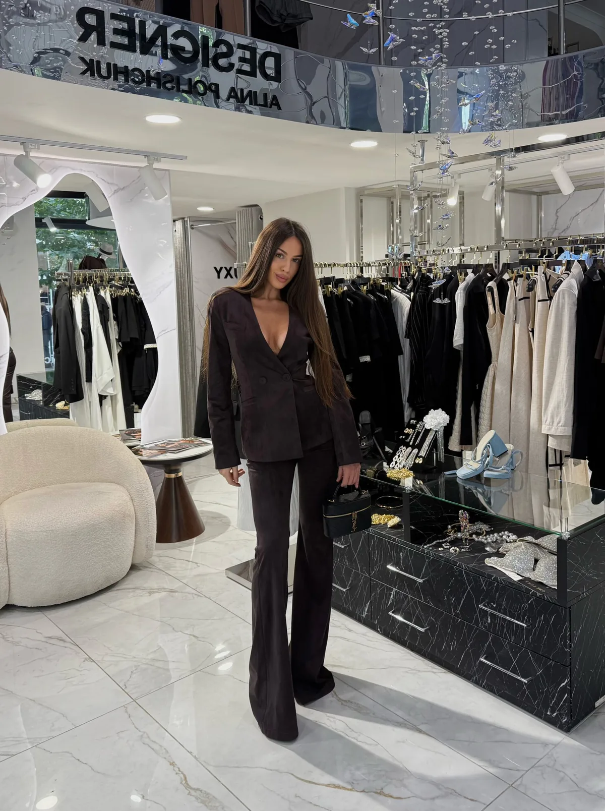 Miss suede blazer