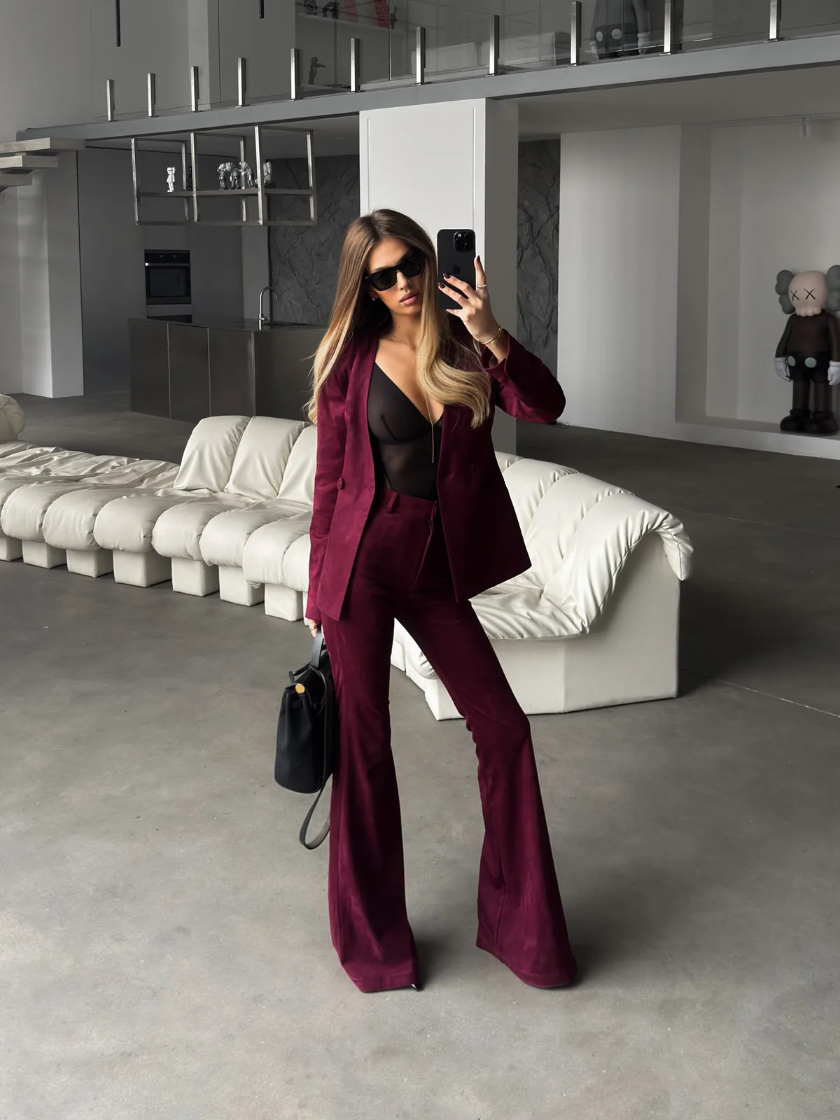 Miss suede pants