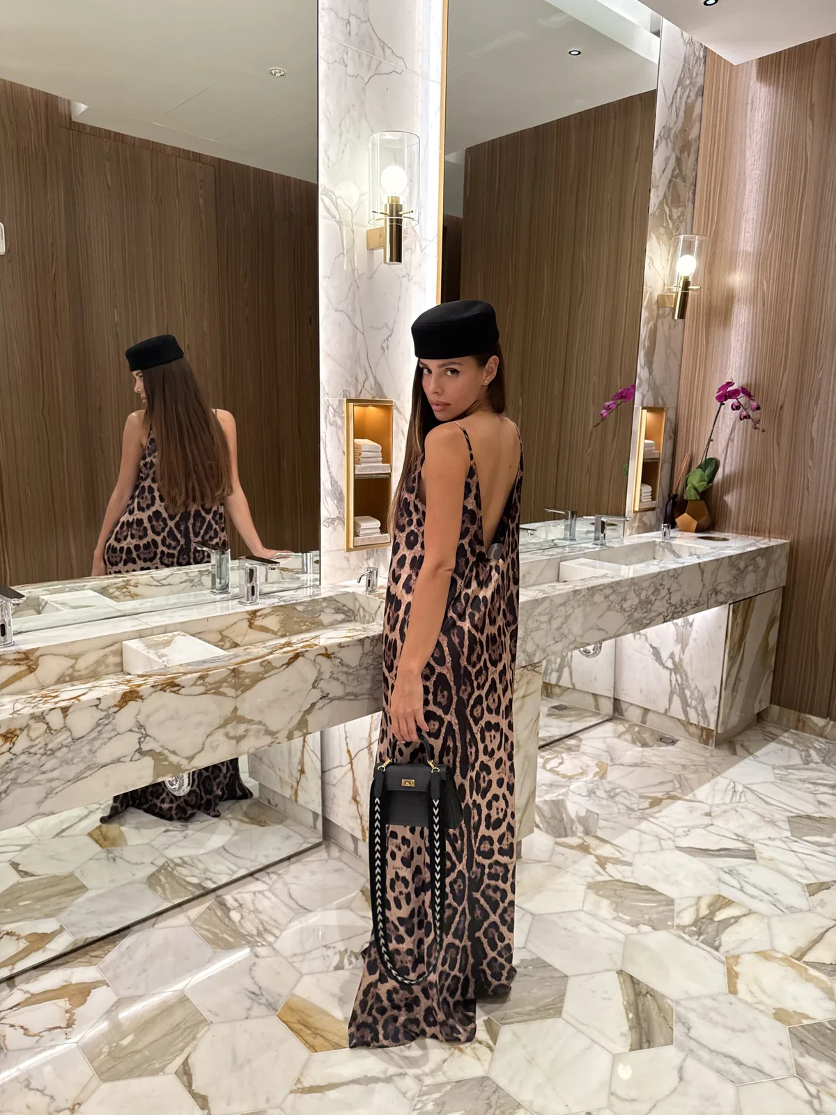 Dress leo trapeze