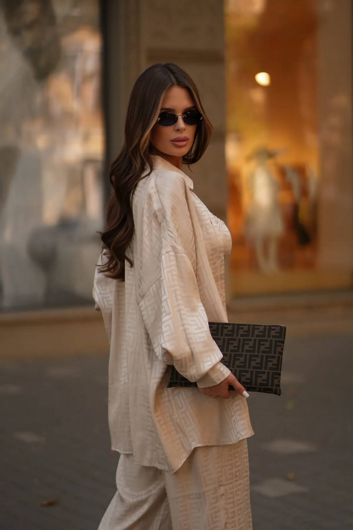 Suit silk jacquard