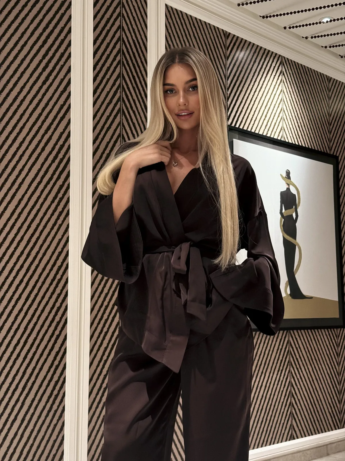 Silk Kimono Suit