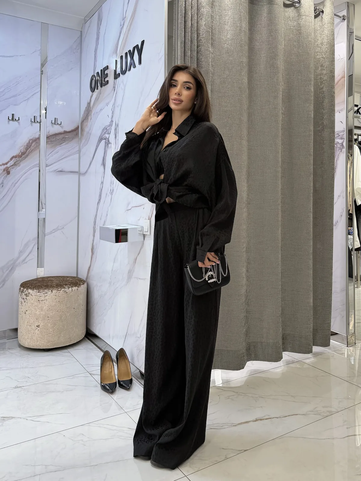 Jacquard suit